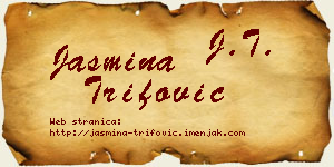 Jasmina Trifović vizit kartica